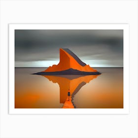 Man On An Island Art Print