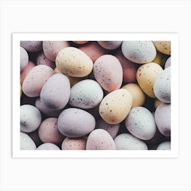 Pastel Easter Eggs Art Print