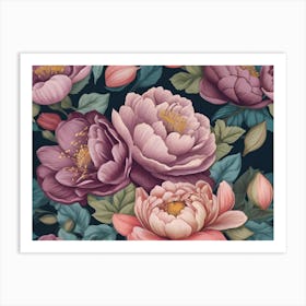 Peony Art Print