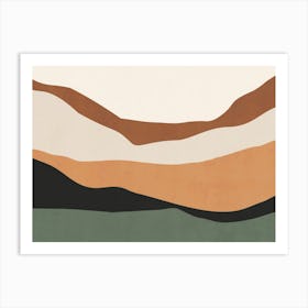 Abstract Landscape - Cl01 Art Print