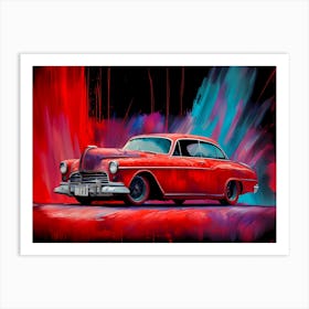 Red Car 1 Art Print