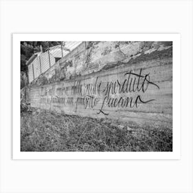 Graffiti On A Wall Art Print