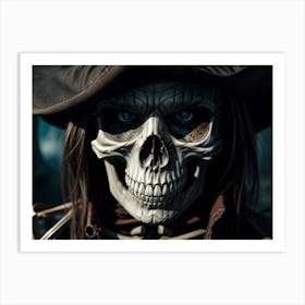 Skeleton Witch Art Print