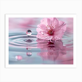 Water Droplet Art Print