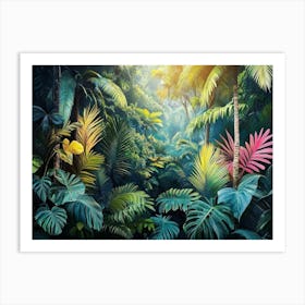 Tropical Jungle 1 Art Print