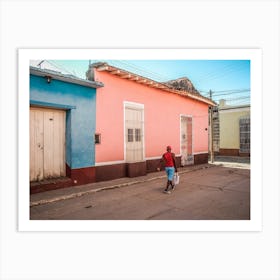 Walking Home In Trinidad Art Print