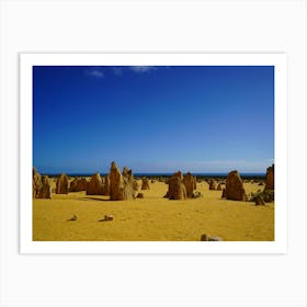 A Journey Through Nambung National Park: The Fascinating Pinnacles Landscape Art Print