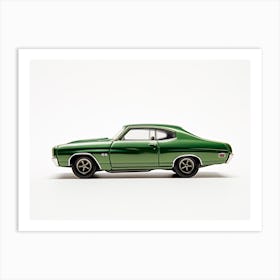 Toy Car 70 Chevelle Ss Green Art Print
