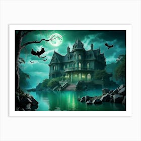 Haunted House Art Print