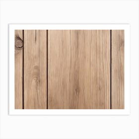 Brown wood plank texture background 5 Art Print