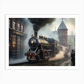 Steam Train 6 Art Print