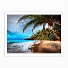 Tropical Beach 3 Art Print