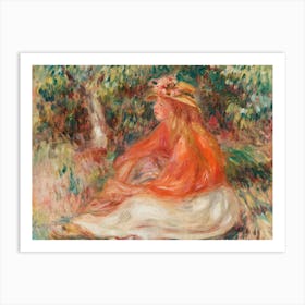 Seated Woman (1910), Pierre Auguste Renoir Art Print