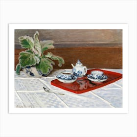 Still Life, Tea Service (1872), Claude Monet Art Print