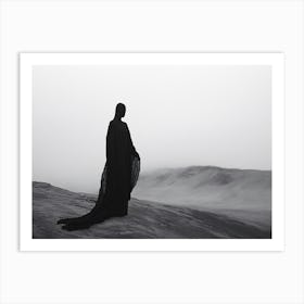 'The Woman In The Fog' Art Print