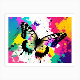 Colorful Butterfly 102 Art Print