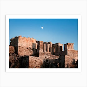 Acropolis Sunset Art Print