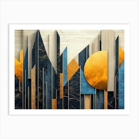 Abstract Cityscape Art Print