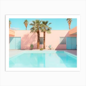 California Dreaming - Retro Pool Art Print