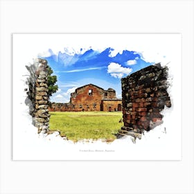 Trinidad Ruins, Misiones, Argentina Art Print