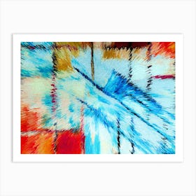 Acrylic Extruded Painting 538 Art Print