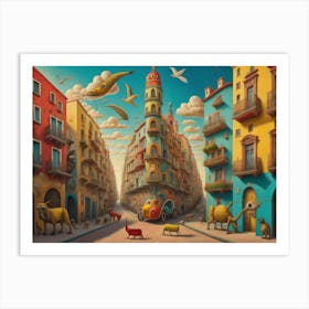 'City Of Dreams' Art Print