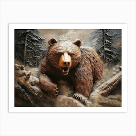 Grizzly Bear 1 Art Print