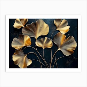 Ginkgo Leaves 15 Art Print