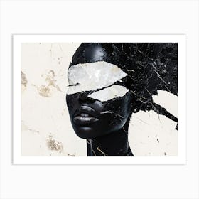 Sexy Black Woman Art Print