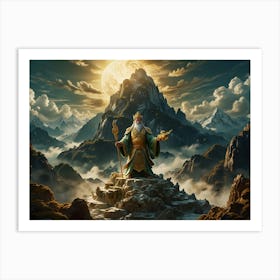 King Of The Gods Art Print