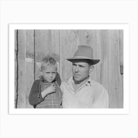 Father And Son Who Will Be Resettled On Transylvania Project, Louisiana By Russell Lee Art Print