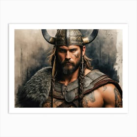 Viking warrior Art Print