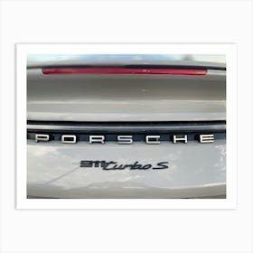 Porsche 911 Turbo Art Print