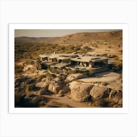 Desert House In Namibia 3 Art Print