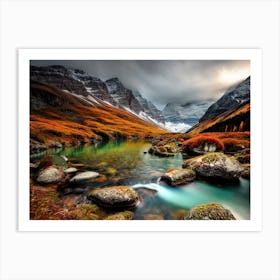 Autumn In The Mountains 11 Art Print