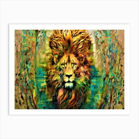 Lion Pride - King Of Lions Art Print