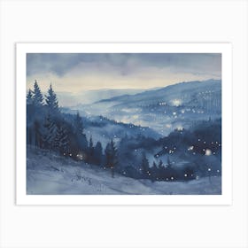 Winter Landscape 21 Art Print