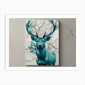 Deer Canvas Art Art Print