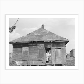 Home Of Agricultural Day Laborer, Muskogee County, Oklahoma By Russell Lee Art Print