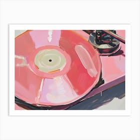 Pink Vinyl Art Print