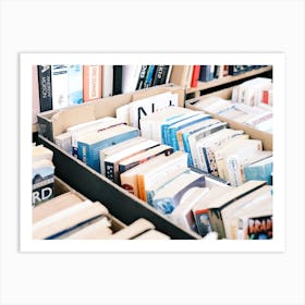 Books at the Hippie Market // Ibiza Travel Photography Art Print