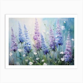 Lupins 2 Art Print