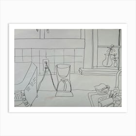 Kitchen Scene Art Print