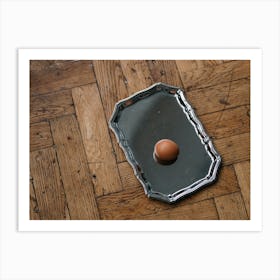 Egg On Tray Art Print