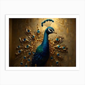 Peacock 17 Art Print