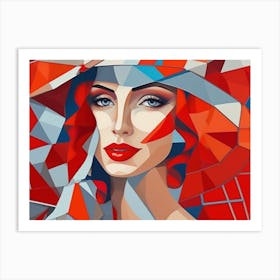 Abstract Of A Woman 7 Art Print