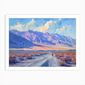 Cowboy In Death Valley California 4 Art Print