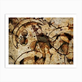 Abstraction A Storm In The Desert Art Print