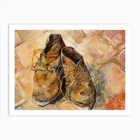 Pair Of Shoes By Vincent Van Gogh Art Print