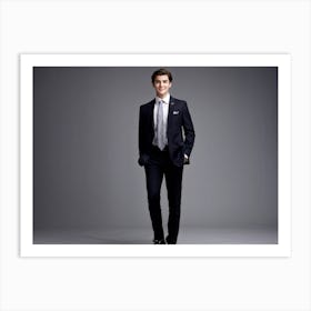 Man In A Suit 22 Art Print